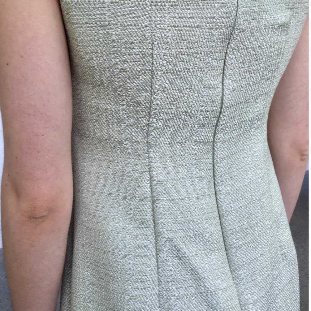 Connected Apparel, Light Green, Sleeveless, Sheath Dress, Size 6 - Picture 5 of 9
